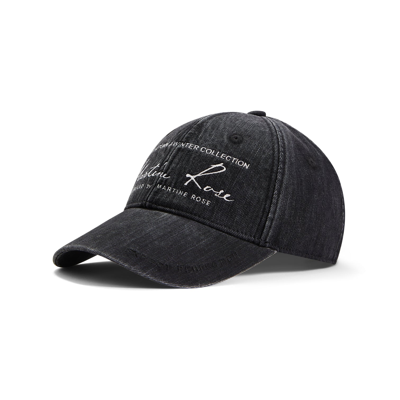 SIGNATURE CAP IN WASHED BLACK