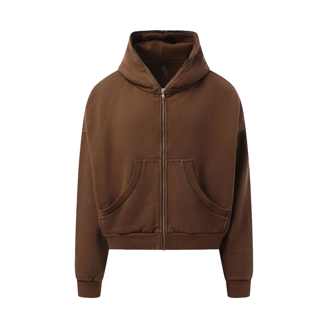 ETERNAL ZIP HOODIE BRUNETTE