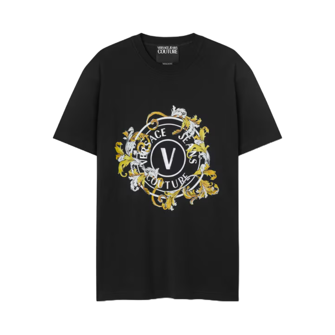 V-EMBLEM REGULAR-FIT T-SHIRT BLACK