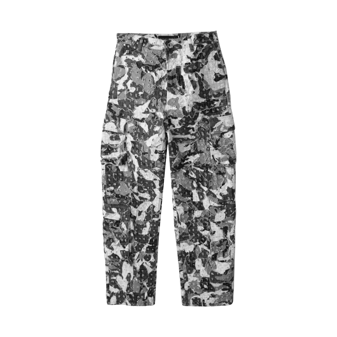 MICRO DISTRESSED CARGO PANTS