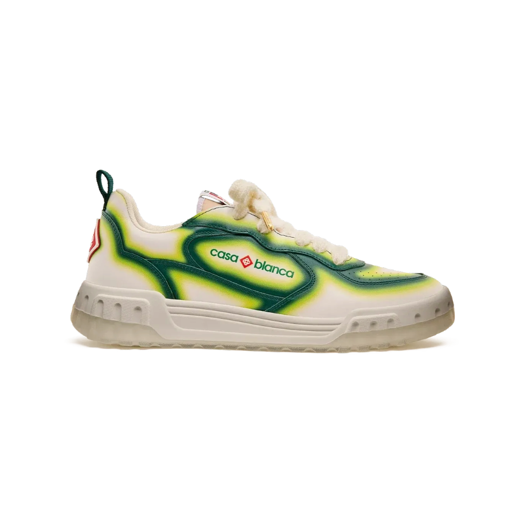 MENS'S COURT GREEN FADE SNEAKERS