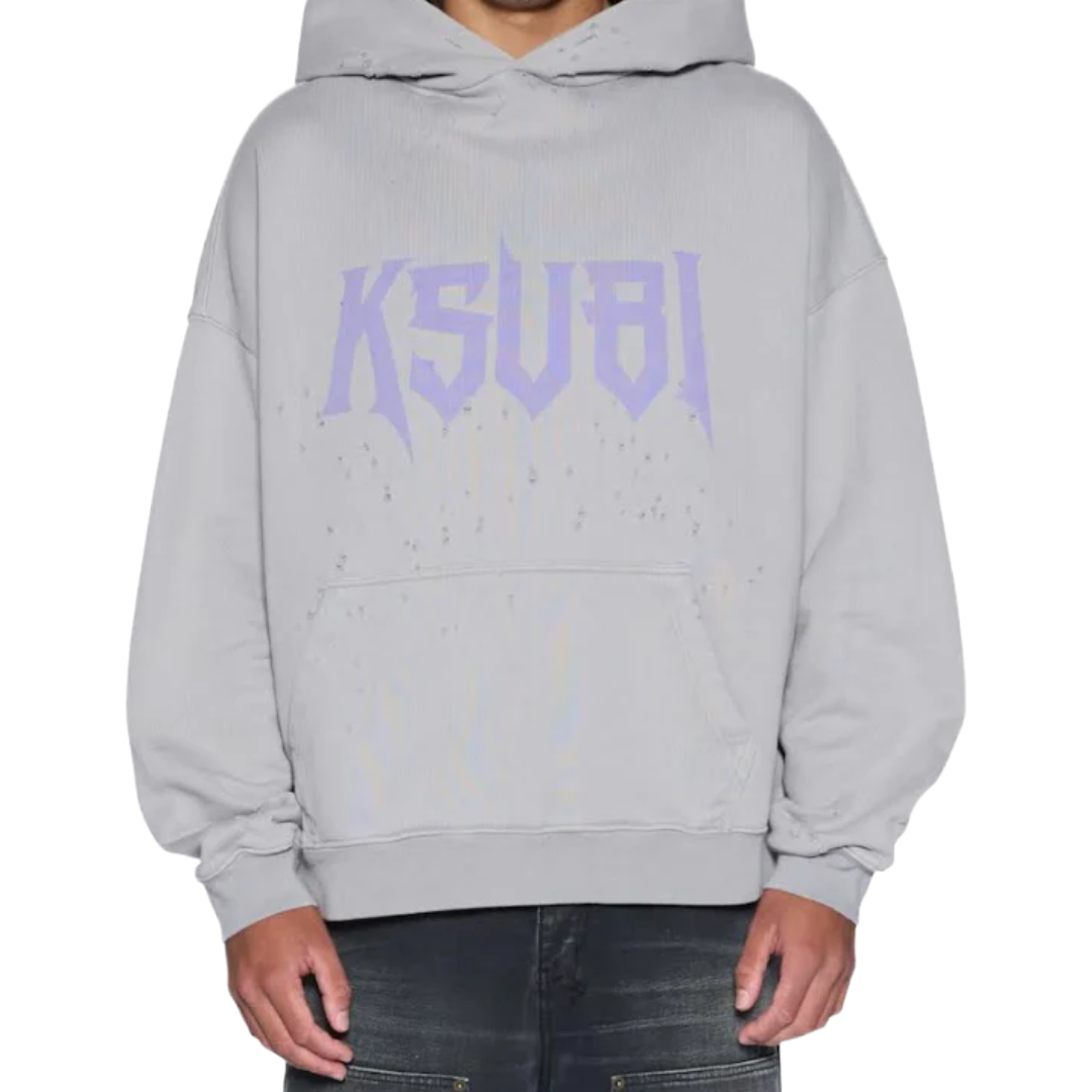 BLASTED HOODIE SMOKE GREY