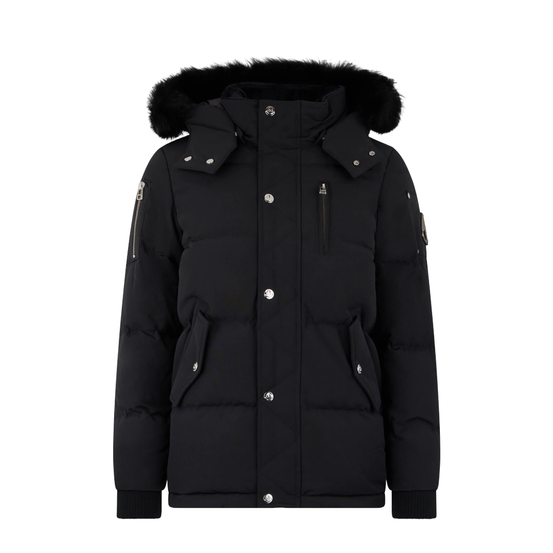 BLACK KIDS UNISEX ORIGINAL SHEARLING TRIM 3Q JACKET